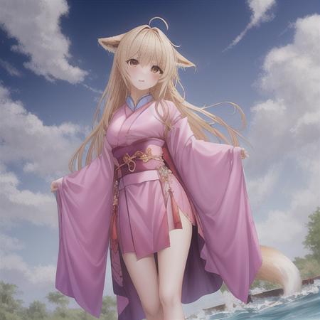 00915-3694317462-Fox spirit,1girl,hanfu,,,tushansusu,alfresco,Cloudy sky,Complex background,masterpiece,Walk in the water,cry,Hands under the ski.png